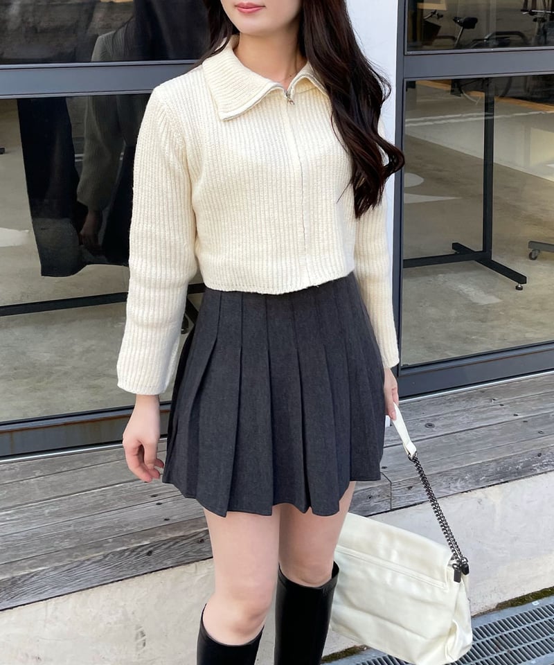 【美品✨】フォクシー　トップス　ニット　アイリス　2021年　40 襟付き トップス – FOXEY 公式オンラインブティック