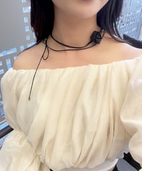 ローズリボンチョーカー