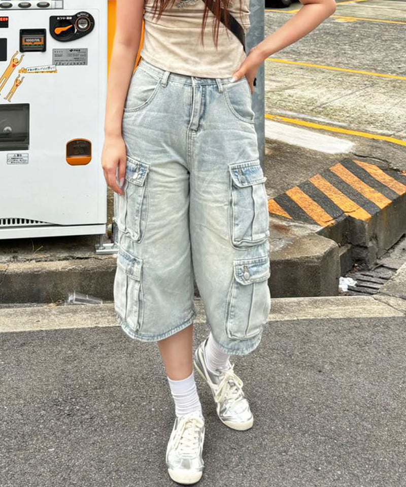 TOYAMAde. y10a4 ART JEANS デニムハーフパンツ - パンツ 