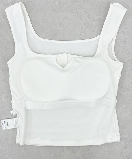 フロントボタンタンクトップ