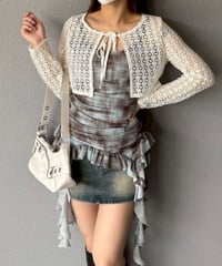 タイダイレイヤードキャミソール