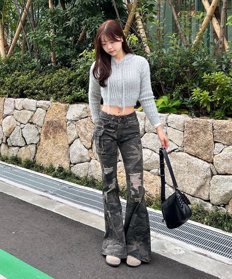 迷彩フレアパンツ | 韓国ファッション 高速ターミナル