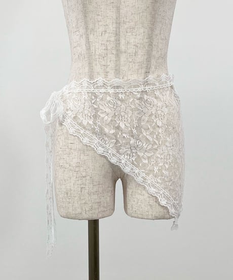 レースレイヤードスカート