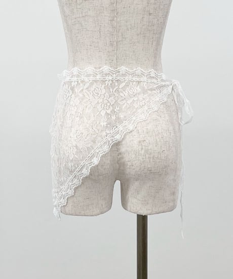 レースレイヤードスカート