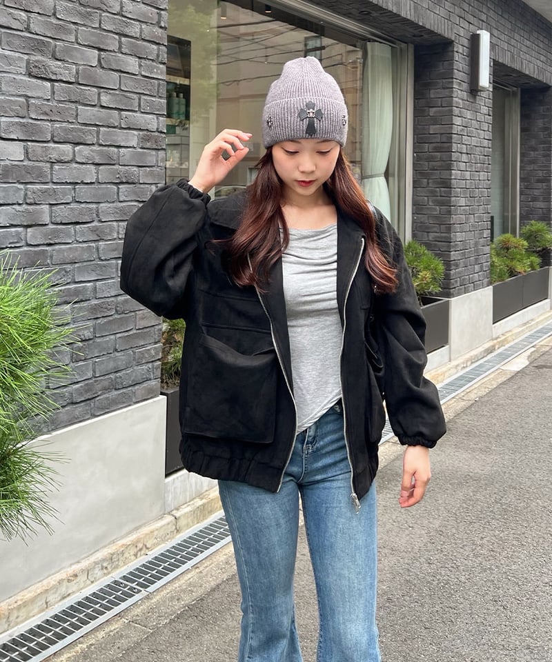 フェイクスエード ジャケット 8/8(金)10:00~》【AW先行予約】フェイク