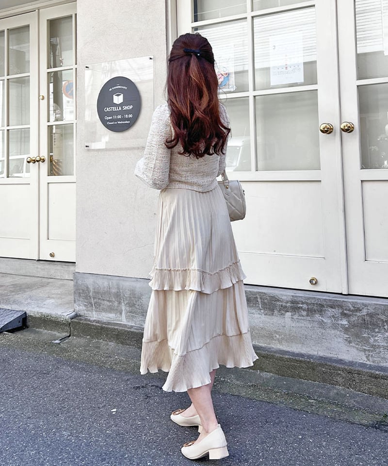 フリルティアードスカート | 韓国ファッション 高速ターミナル
