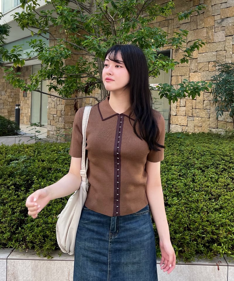 半袖ニットトップス | 韓国ファッション 高速ターミナル