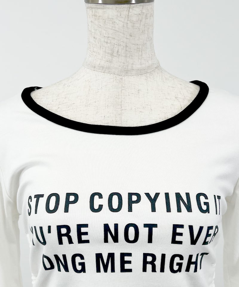 サイドギャザーロゴトップス | 韓国ファッション 高速ターミナル