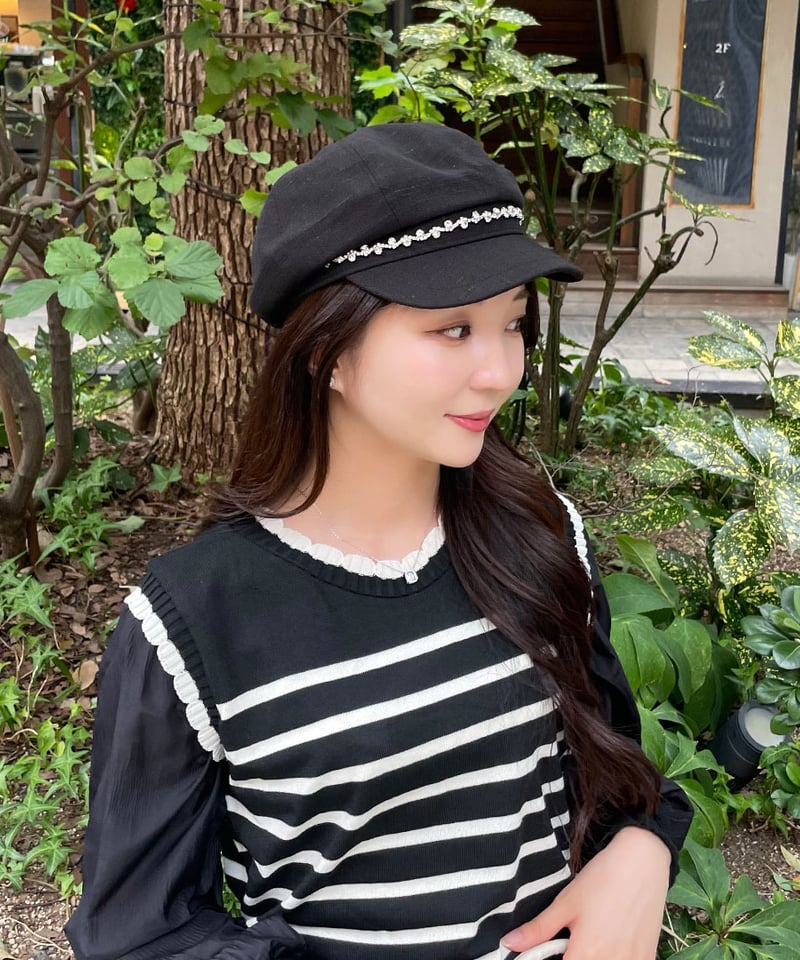 極美品　シャネル　ラメツイード　キャスケット　ハット　帽子 CHANEL シャネル 帽子 ツイード チェック柄 ラメ ハンチング