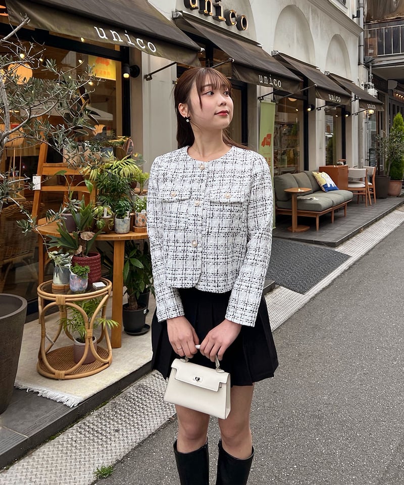 パールボタンツイードジャケット パールボタンツイードジャケット – BUNNY APARTMENT