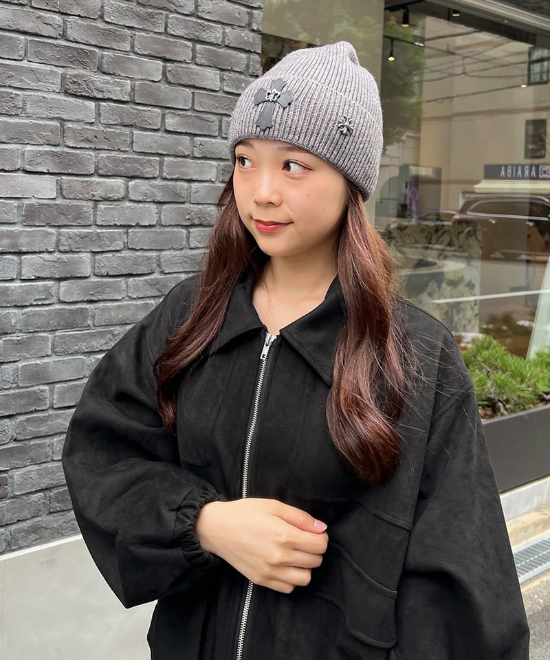 クロスモチーフビーニー | 韓国ファッション 高速ターミナル