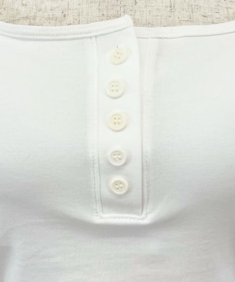 フロントボタンタンクトップ