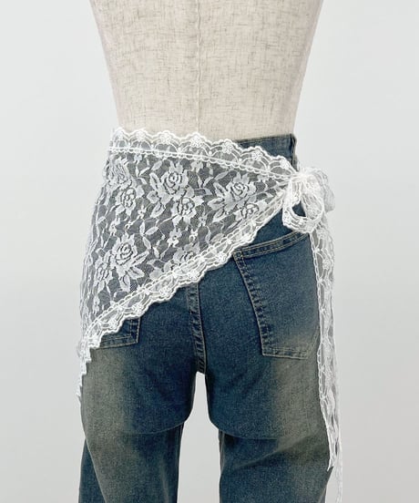 レースレイヤードスカート