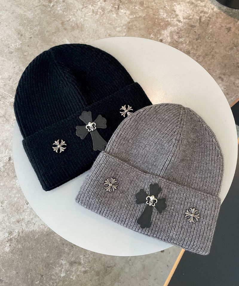 クロスモチーフビーニー | 韓国ファッション 高速ターミナル