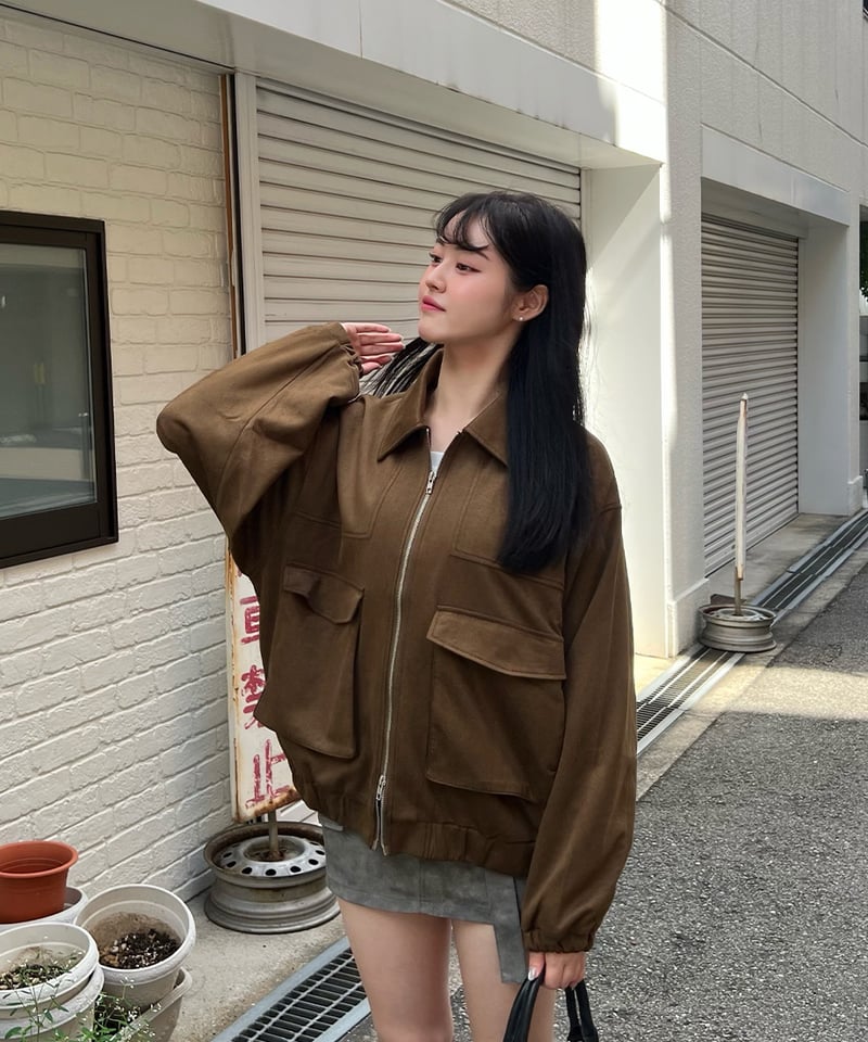 フェイクスエードジャケット | 韓国ファッション 高速ターミナル