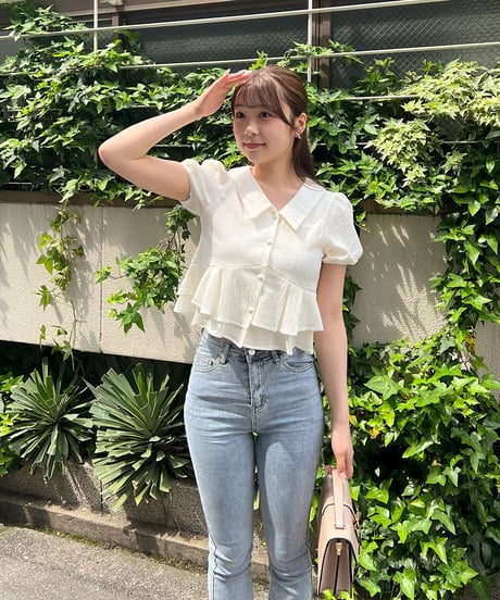 パフスリーブブラウス