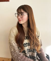 クリアレンズ伊達メガネ