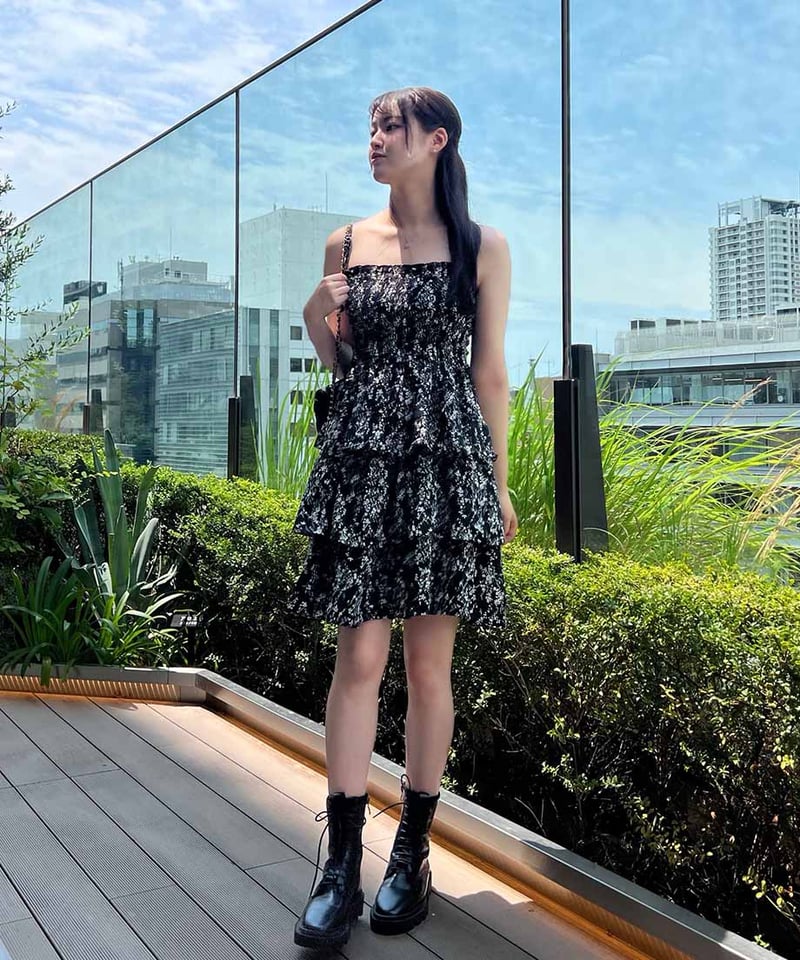 MARS 花柄ミニワンピース ZARA - 新品 ZARA ザラ ワンピース ミニワンピース 花柄 緑 人気