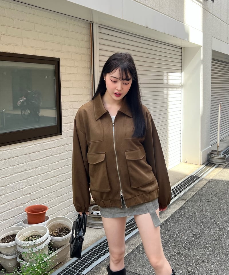 フェイクスエードジャケット | 韓国ファッション 高速ターミナル