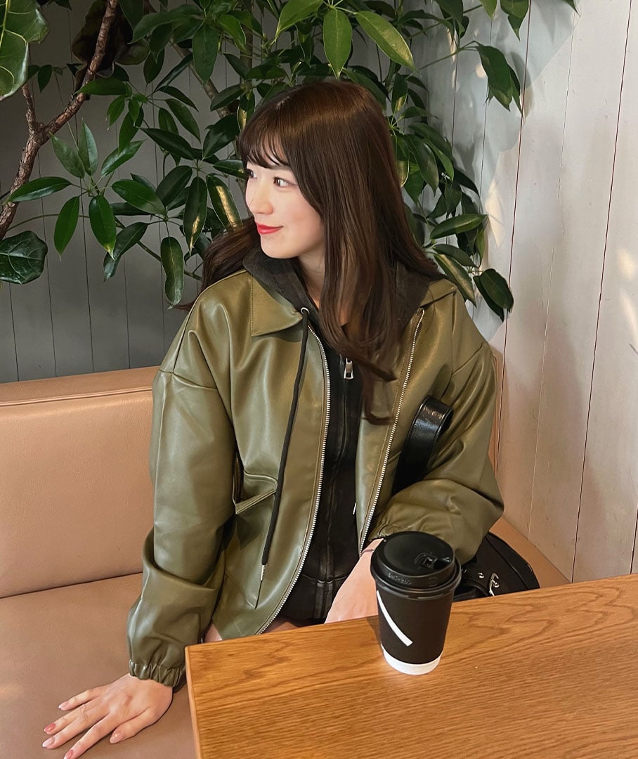 ライダースジャケット レザージャケット 韓国洋服 ルーズ レザージャケット 韓国 ライダース アウター nr1266
