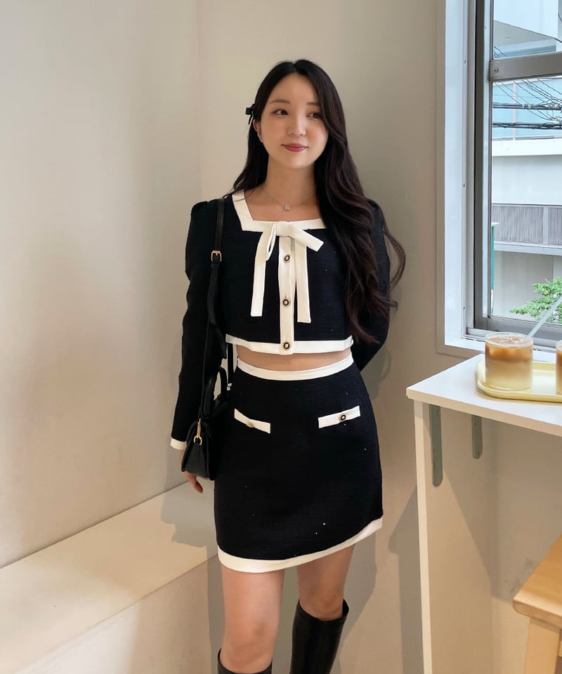 アンドラブクローゼット　ツイードリボンのHAPPYクリップほか2点 アンドラブクローゼット アンドラブクローゼット ツイードリボンの