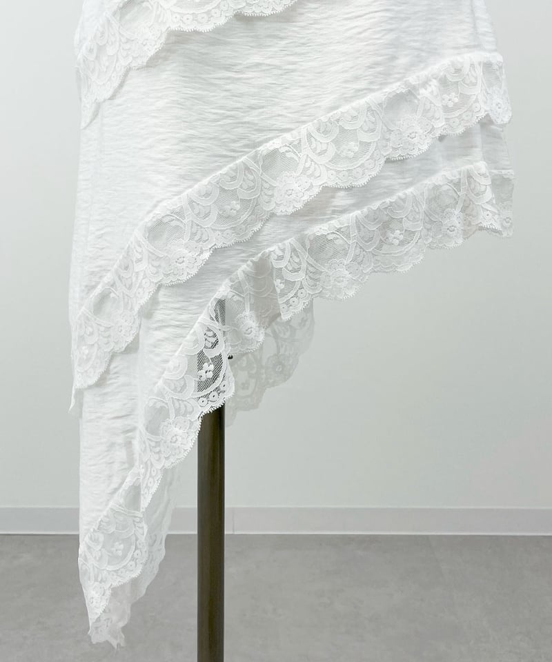 コットンレースレイヤースカート | 韓国ファッション 高速ターミナル