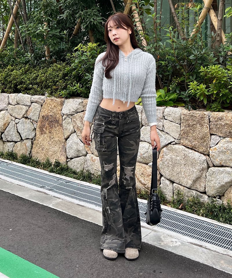迷彩フレアパンツ | 韓国ファッション 高速ターミナル