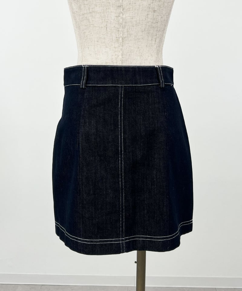 ステッチデニムミニスカート | 韓国ファッション 高速ターミナル