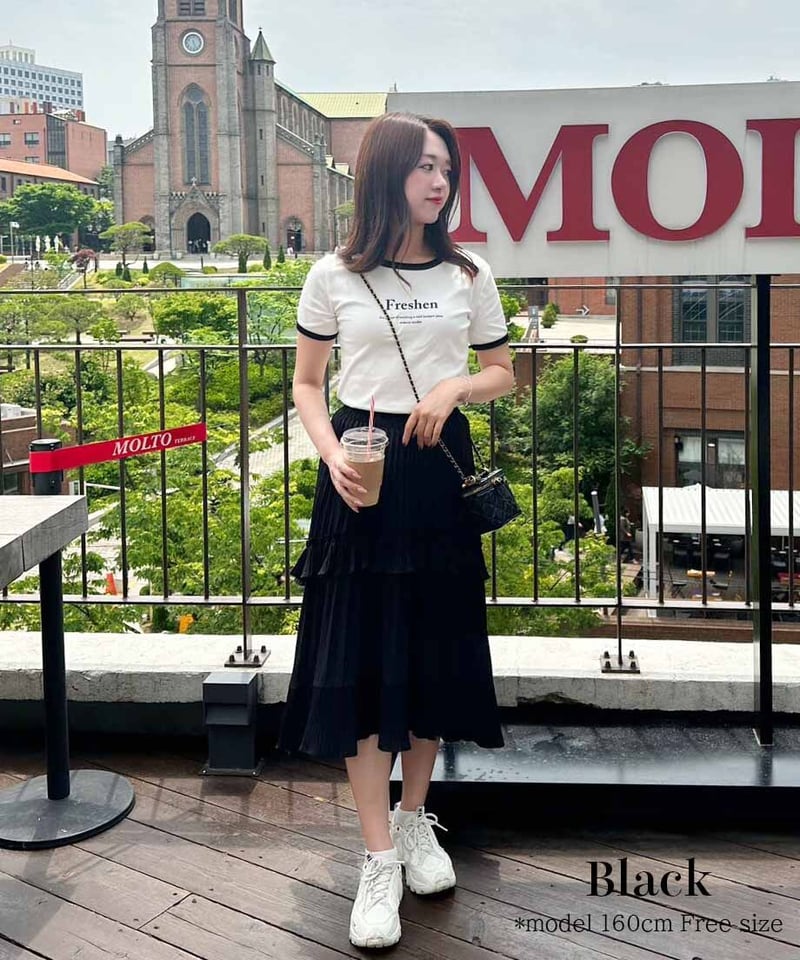 フリルティアードスカート | 韓国ファッション 高速ターミナル