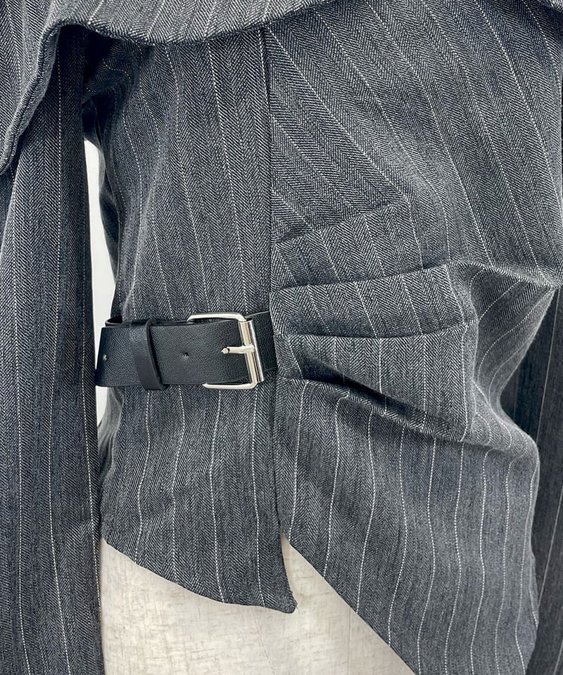 ストライプオフショルダーセットアップ | 韓国ファッション 高速ターミナル