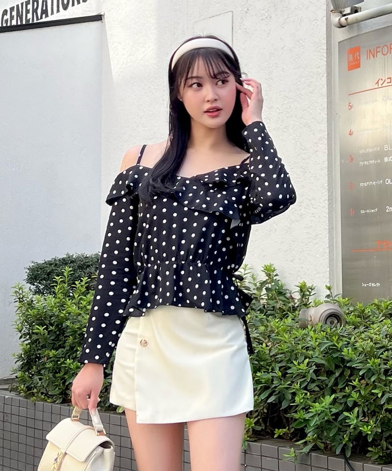 ブリーフィング　ラップスカート風ショートパンツ ラップスカート風ショートパンツ - ベルーナ【公式】