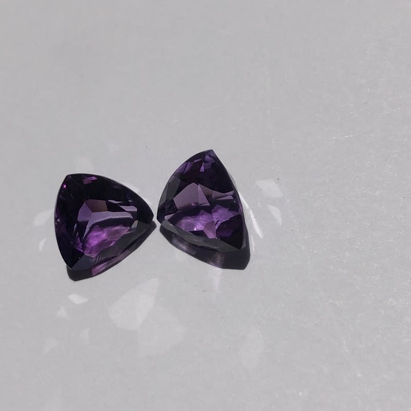 092031 アメジストチャーム3個セット ハートチャーム (アメジスト