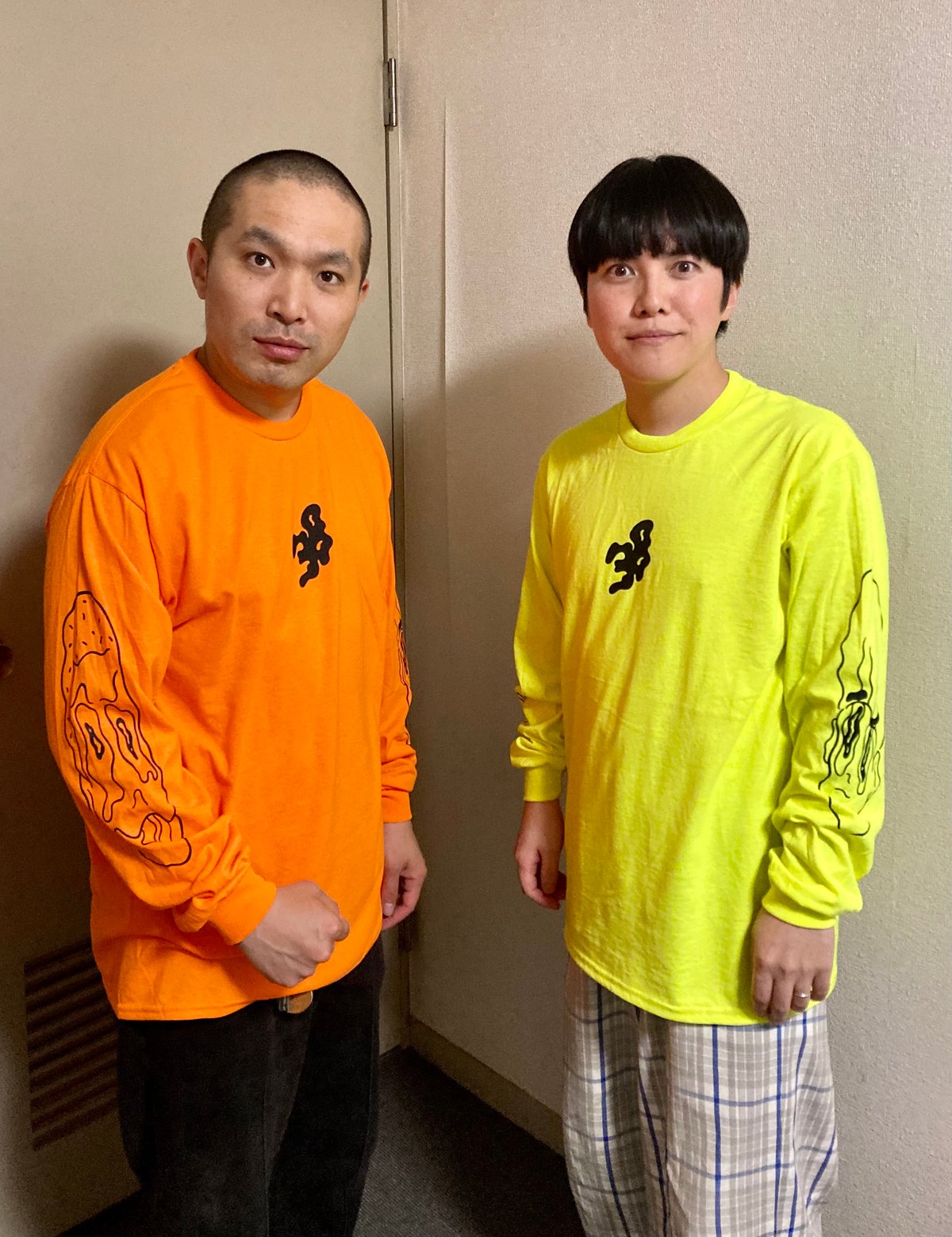ラブレターズ『38』ロングTシャツ 蛍光オレンジ | ASH&Dオンラインストア