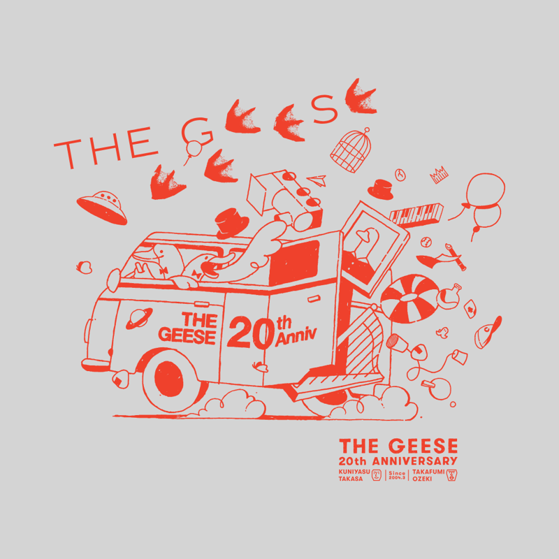 裏表絵柄入り！ザ・ギース20周年パーカー | ASH&Dオンラインストア