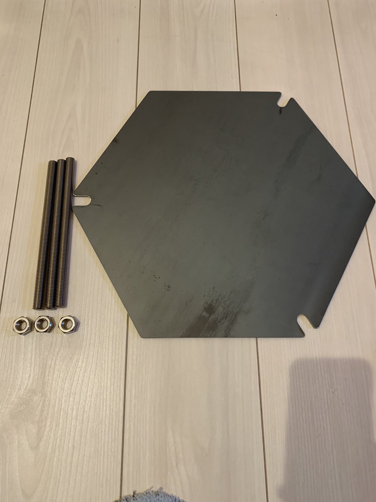 TATSUJIN焚火台焔Mサイズ炭受け鉄板・五徳フルセット