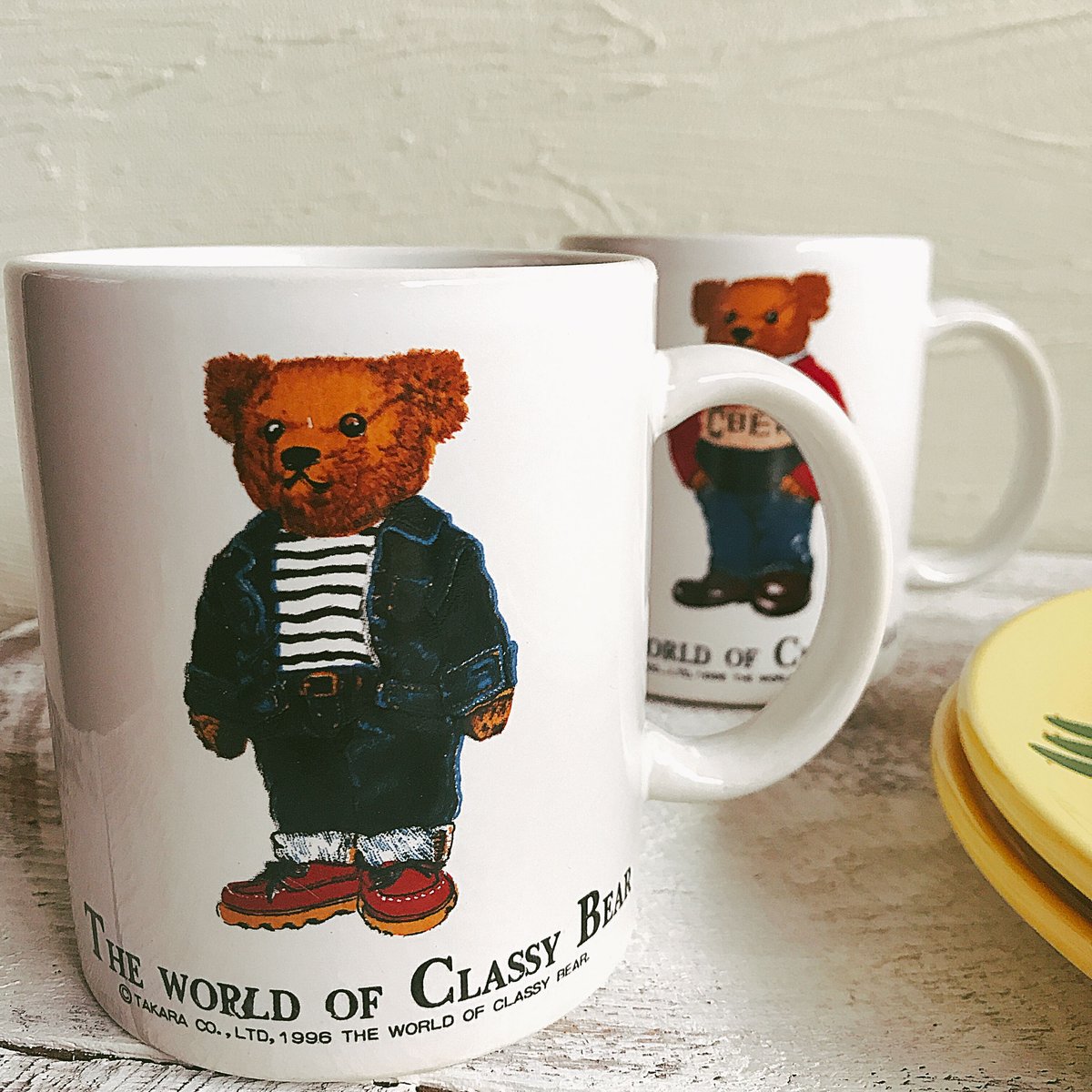5個　the world of Classy bear アンティーク　レトロマグ
