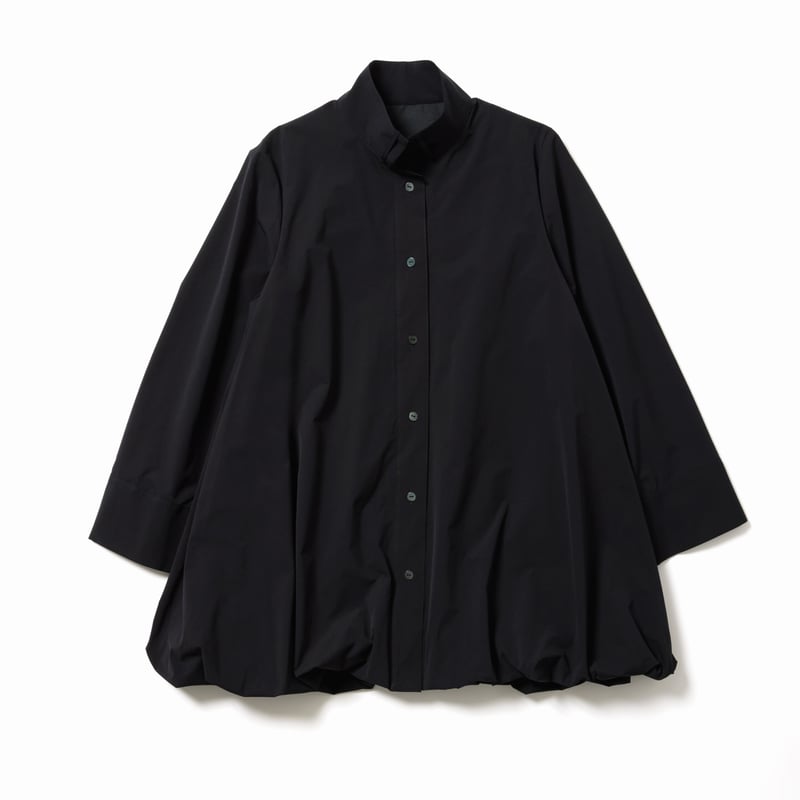 裾バルーン長袖ブラウス Black | cccmalie