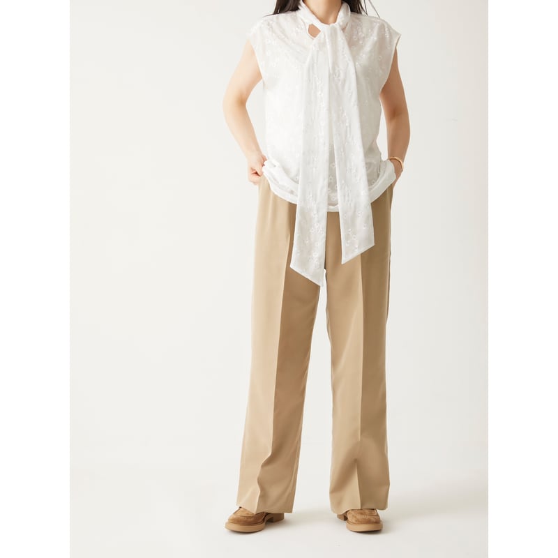 ギャザーワイドパンツ Chino | cccmalie 