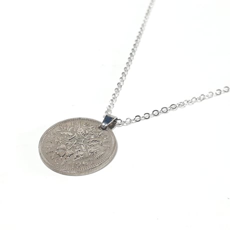 幸せの 6 pence ネックレス　イギリス🇬🇧
