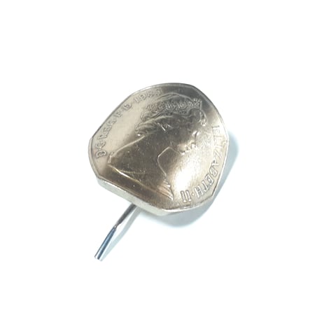ポニーフック　イギリス🇬🇧 50 pence  Queen