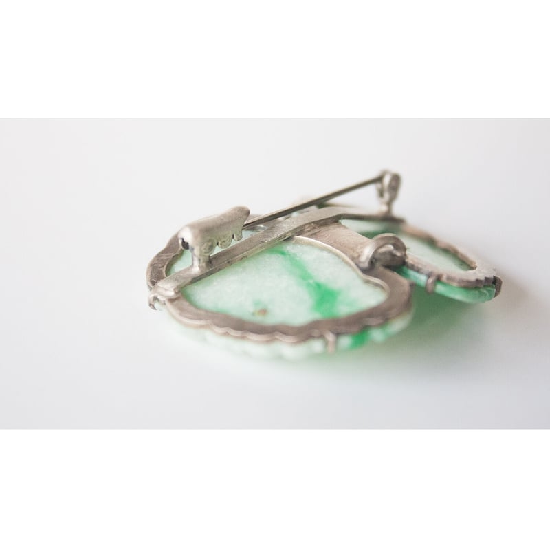 翡翠の蝶のブローチ | somushi webshop