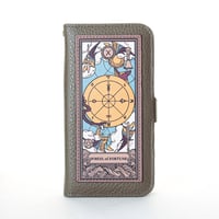 ”WHEEL of FORTUEN„ 　SMARTPHONECASE [iPhone12・iPhone12 Pro用]　[GRAYGE/グレージュ]