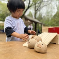 木のおもちゃ ぶたのブーブー　Ansluta toy アンスルータトイ～100年をむすぶ家族のおもちゃ～