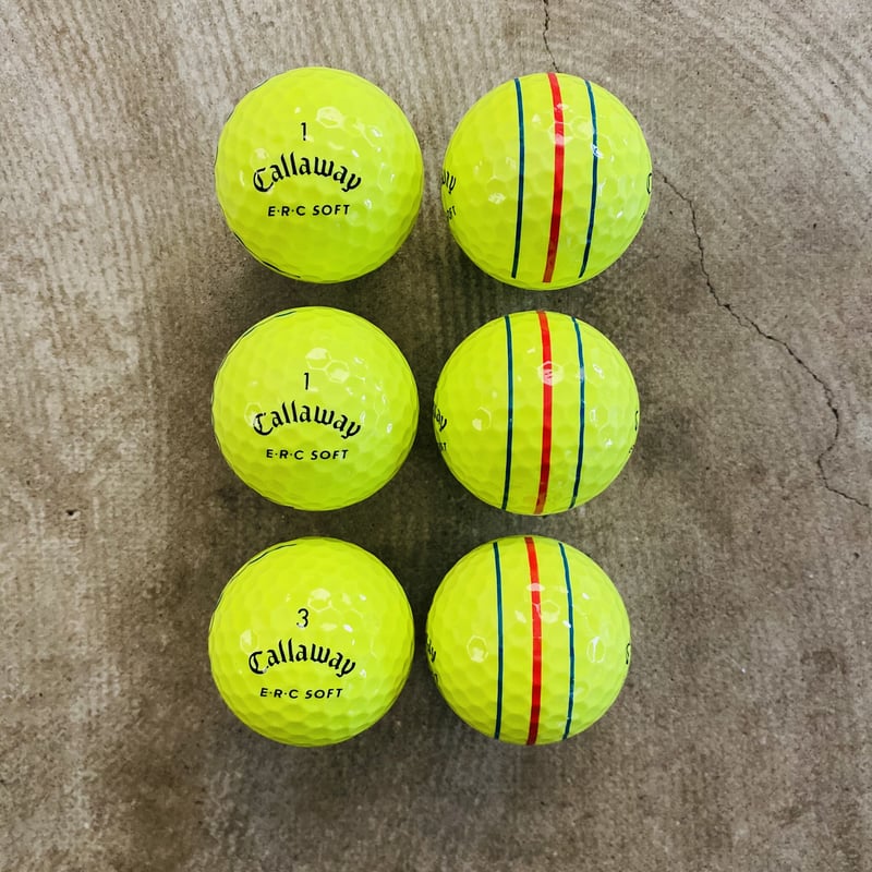 キャロウェイERCソフトイエロー2019年モデル6球セット