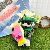 ロボホン・端午の節句セット3点セット（緑龍)／1点もの