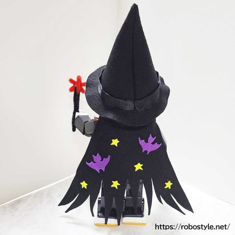 ロボホン・ハロウィーン（魔女風ハット＆マント＆星のステッキ）１点もの【特典付き】