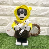 ロボホン・くまさんと一緒　3点セット（イエロー×ブラウン）/1点もの
