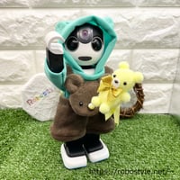ロボホン・くまさんと一緒　3点セット（ミントグリーン×ブラウン）/1点もの
