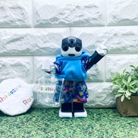 ロボホン・くま耳ラッシュガードサマー3点セット　かりゆしブルー×ブルー/1点もの