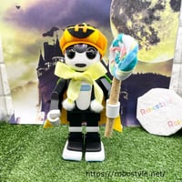 ロボホン・ハロウィーン　カボチャのハット&マント（イエロー）/1点もの